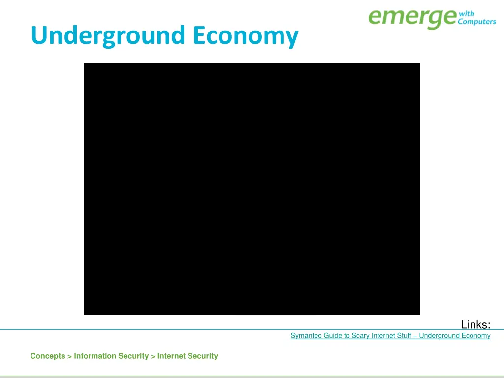 underground economy