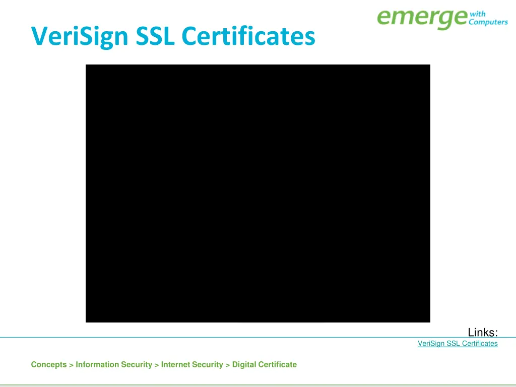 verisign ssl certificates