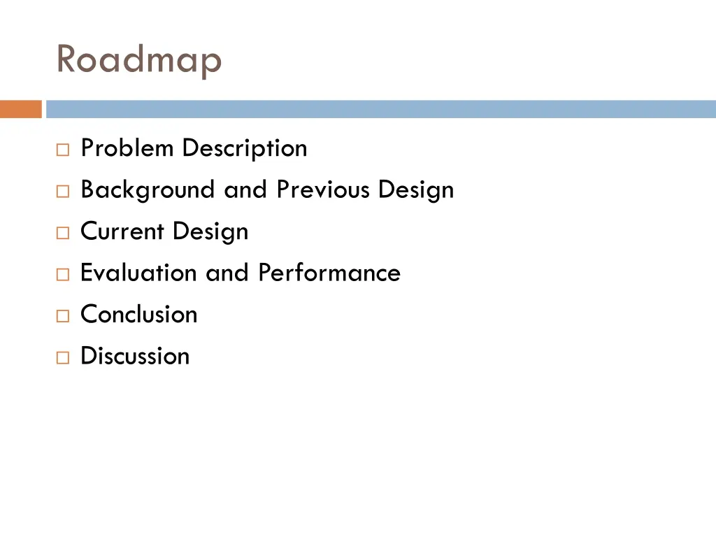 roadmap