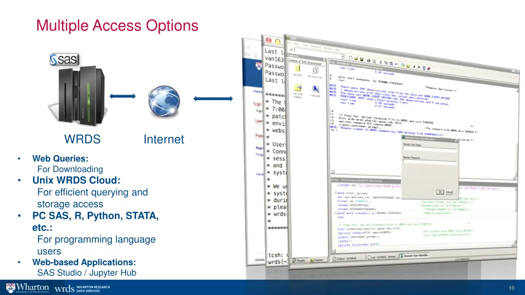 multiple access options