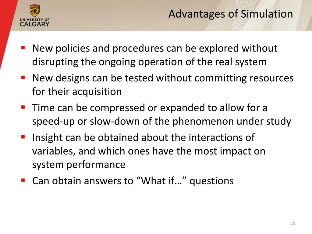 advantages of simulation