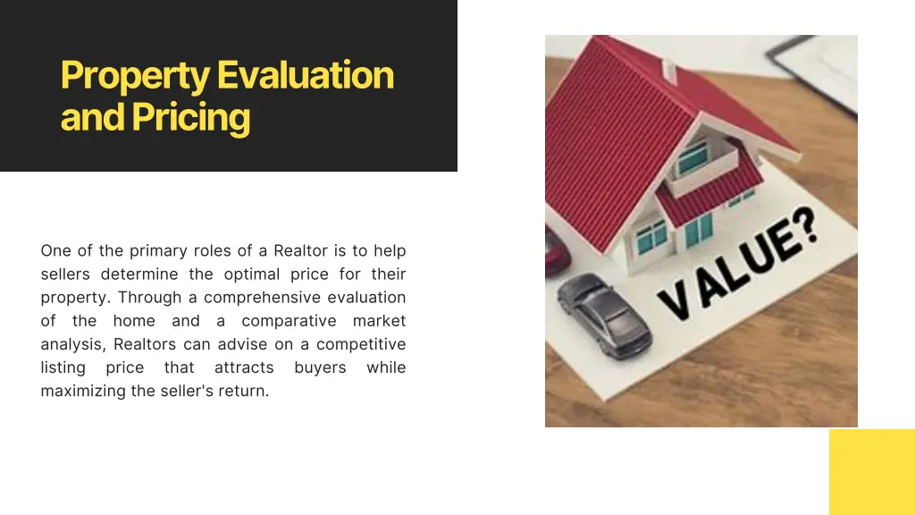 property evaluation and pricing