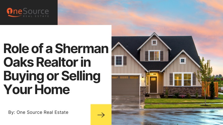 role of a sherman oaks realtor in buying