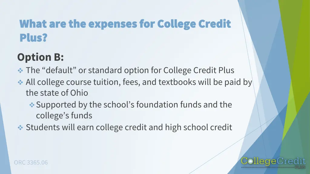 what are the expenses for college credit what 1