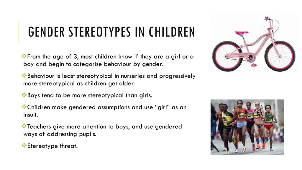 gender stereotypes in children