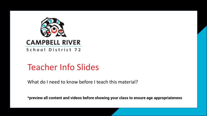 teacher info slides