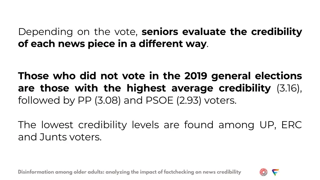 depending on the vote seniors evaluate