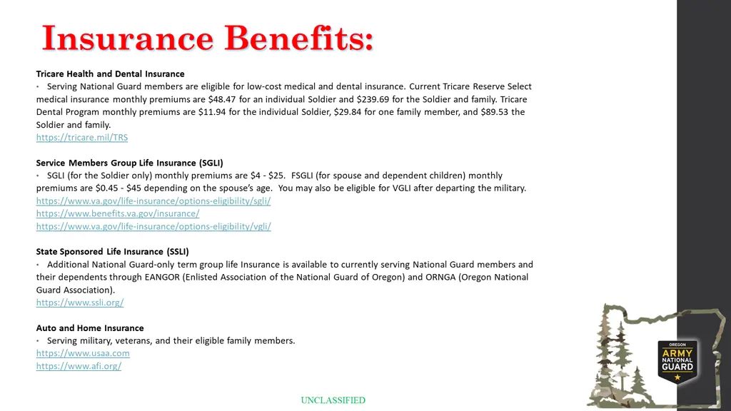 insurance benefits