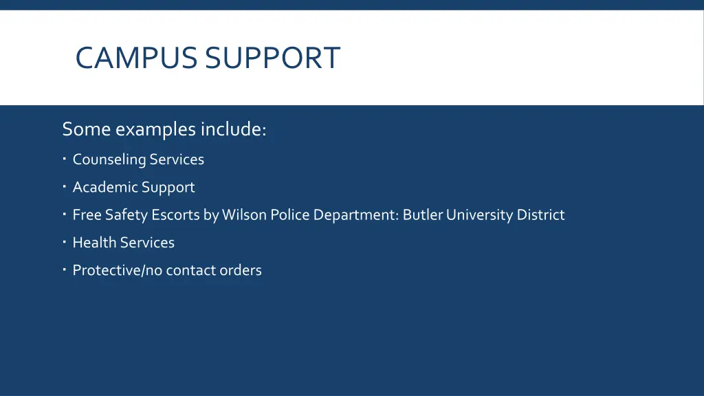 campus support 1