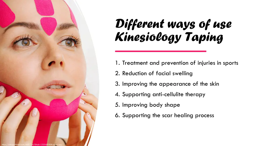 different ways of use kinesiology taping