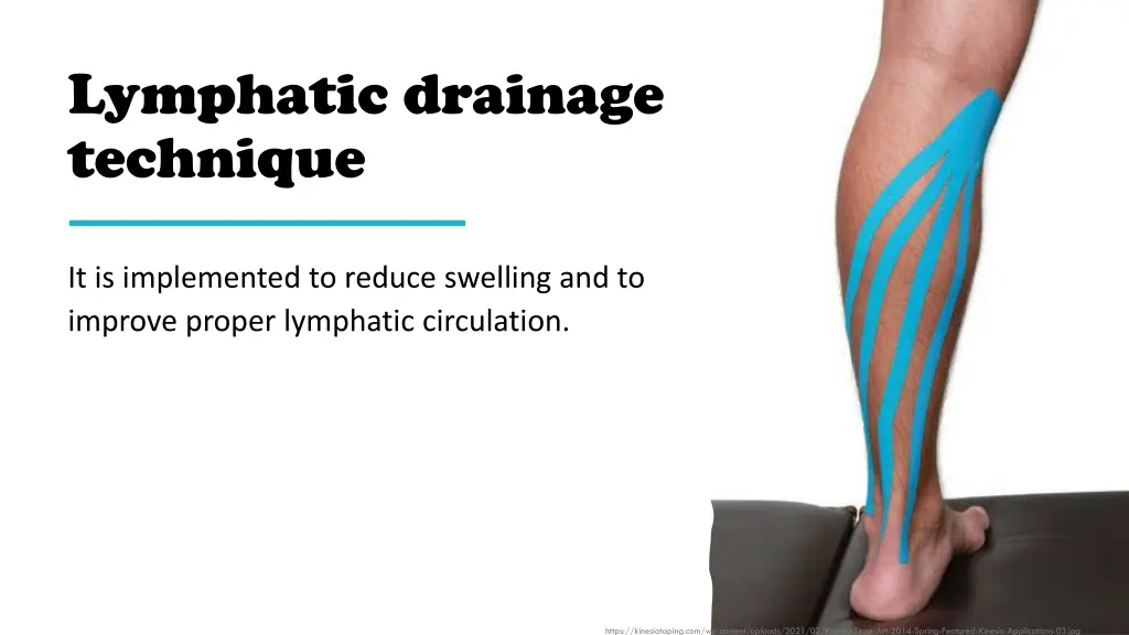 lymphatic drainage technique