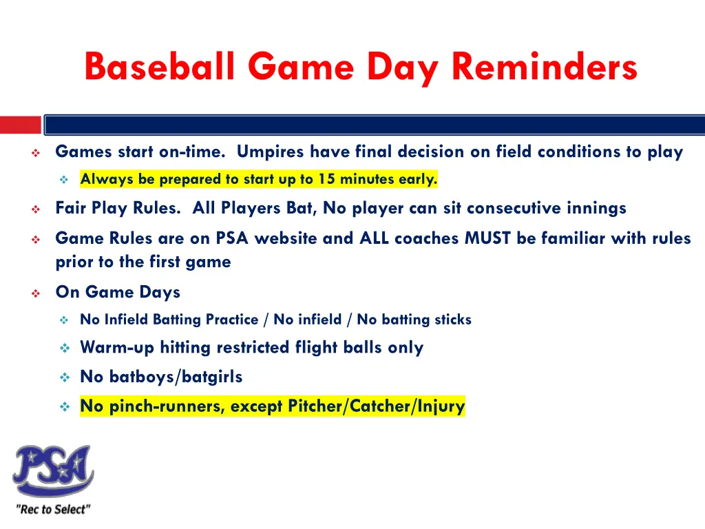 baseball game day reminders 1