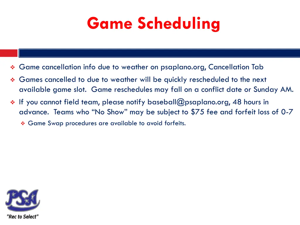 game scheduling 1