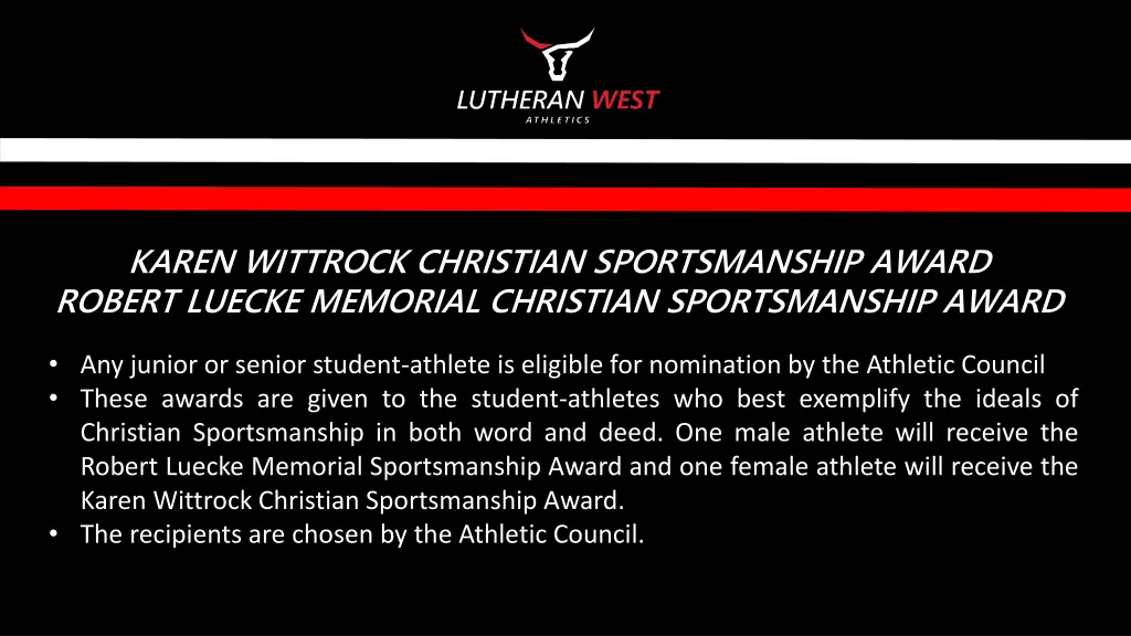 karen wittrock christian sportsmanship award