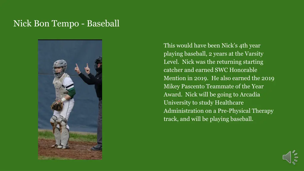 nick bon tempo baseball