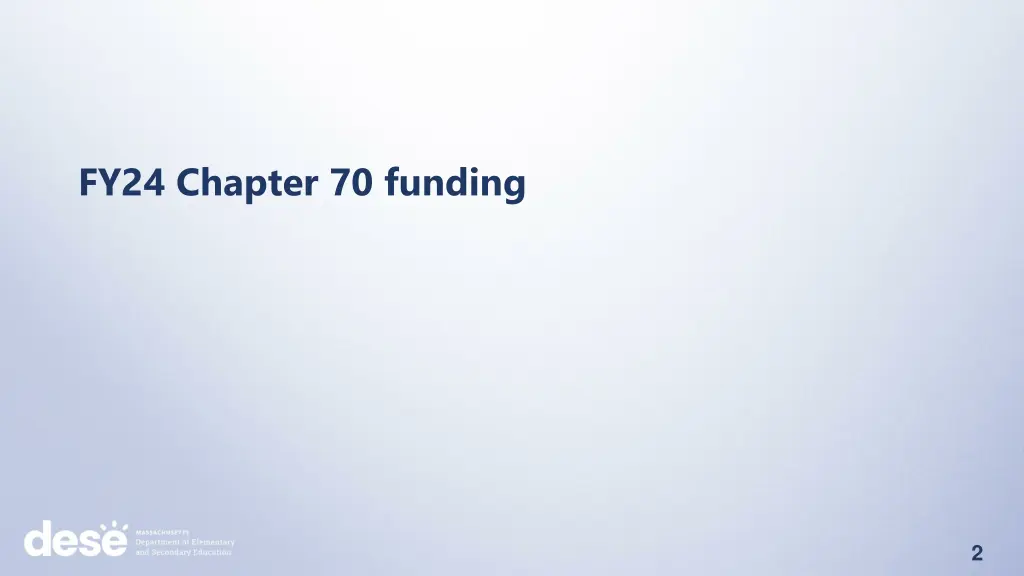fy24 chapter 70 funding