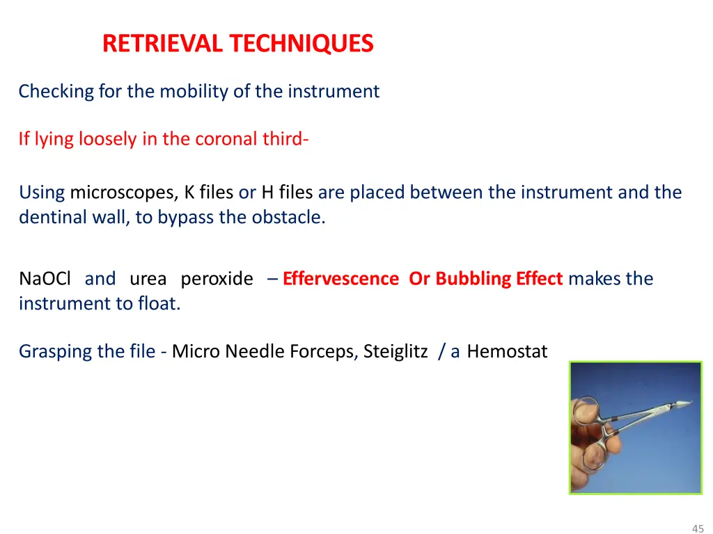 retrieval techniques