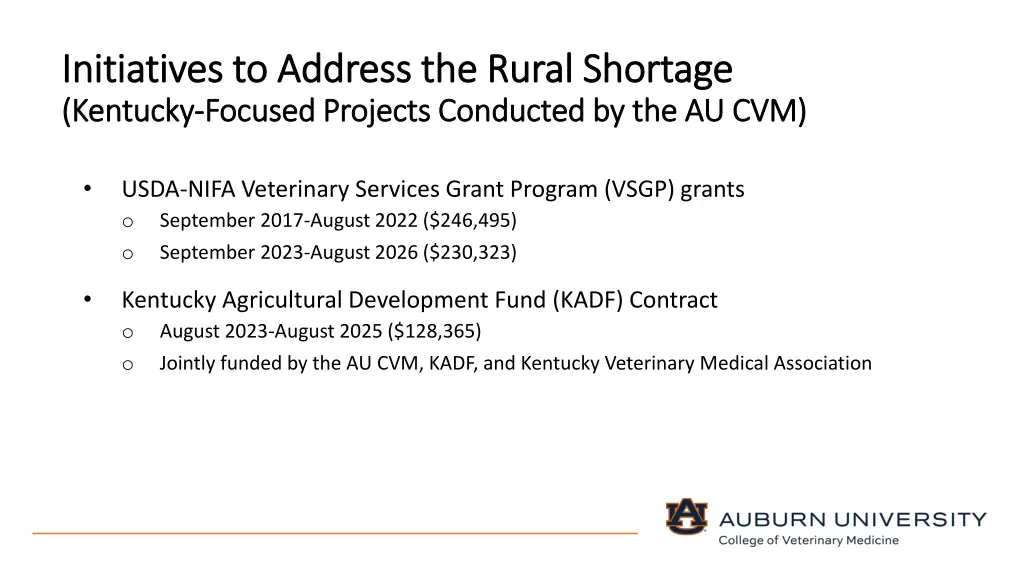 initiatives to address the rural shortage