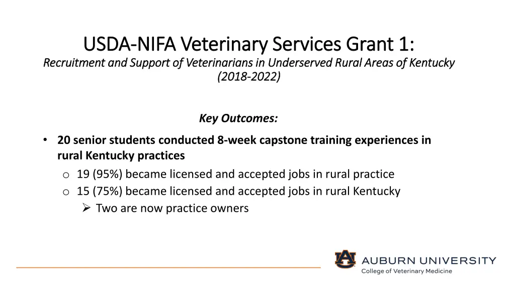 usda usda nifa veterinary services grant 1 nifa