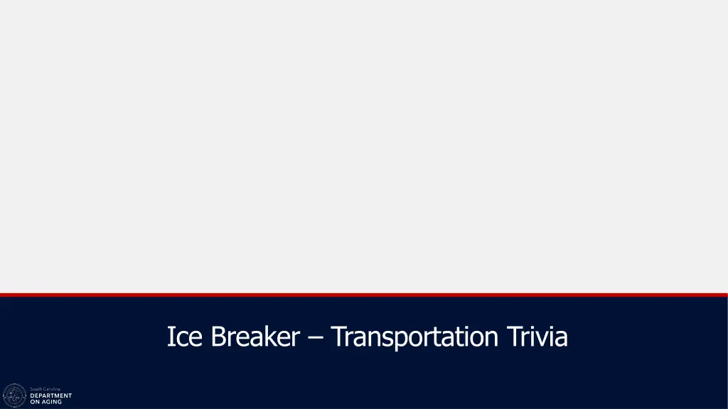 ice breaker transportation trivia