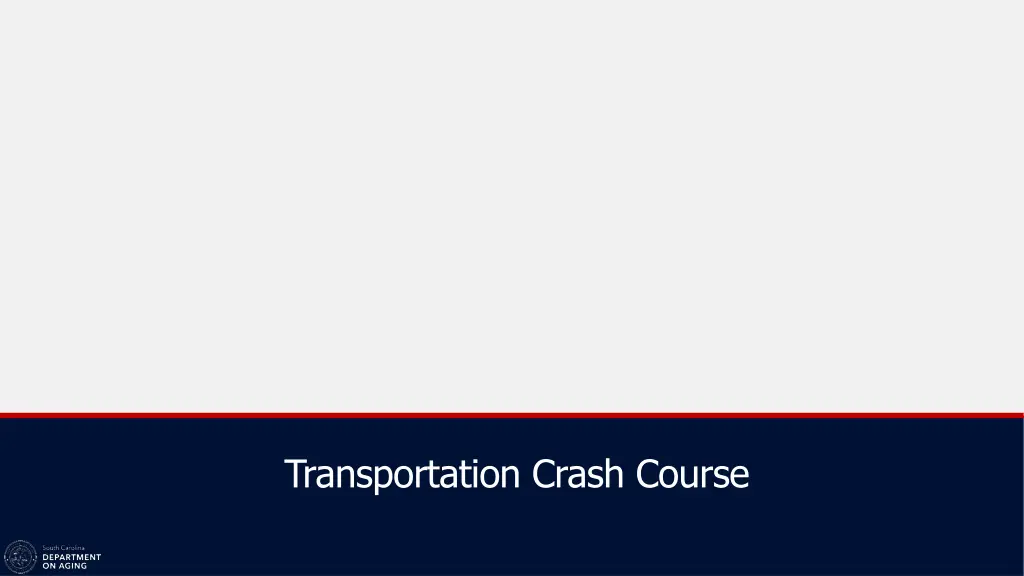 transportation crash course