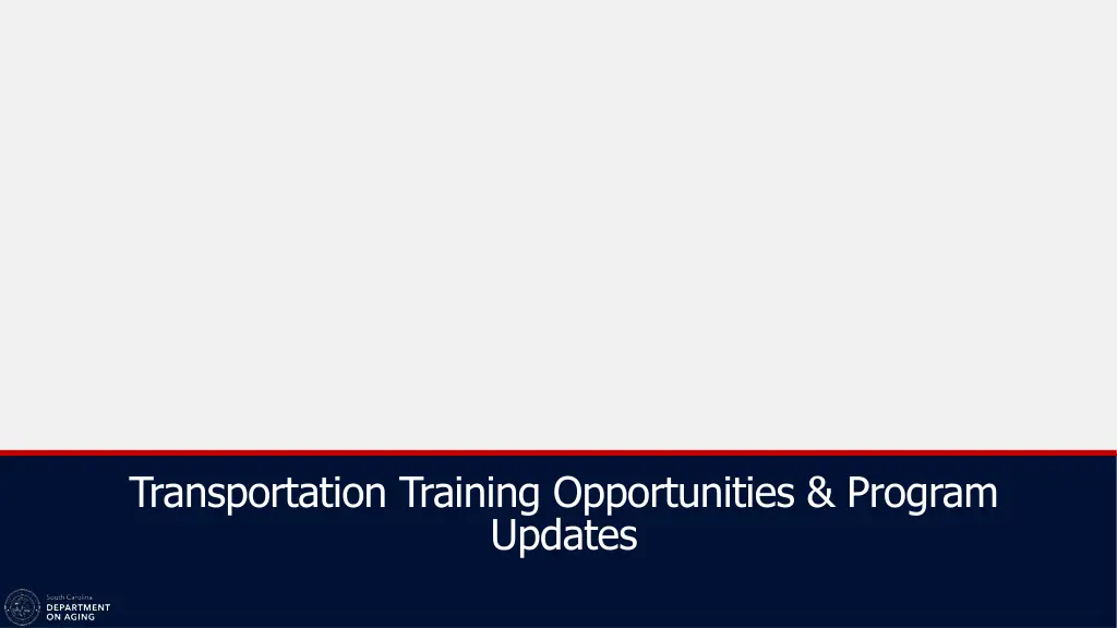 transportation training opportunities program