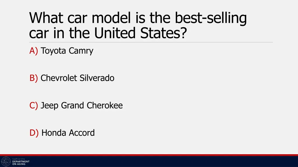 what car model is the best selling