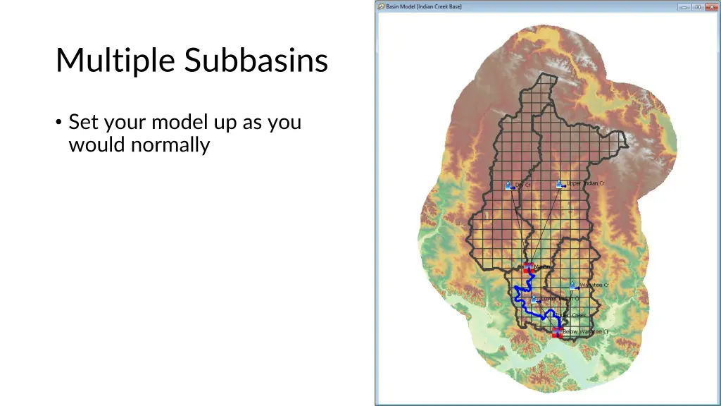 multiple subbasins