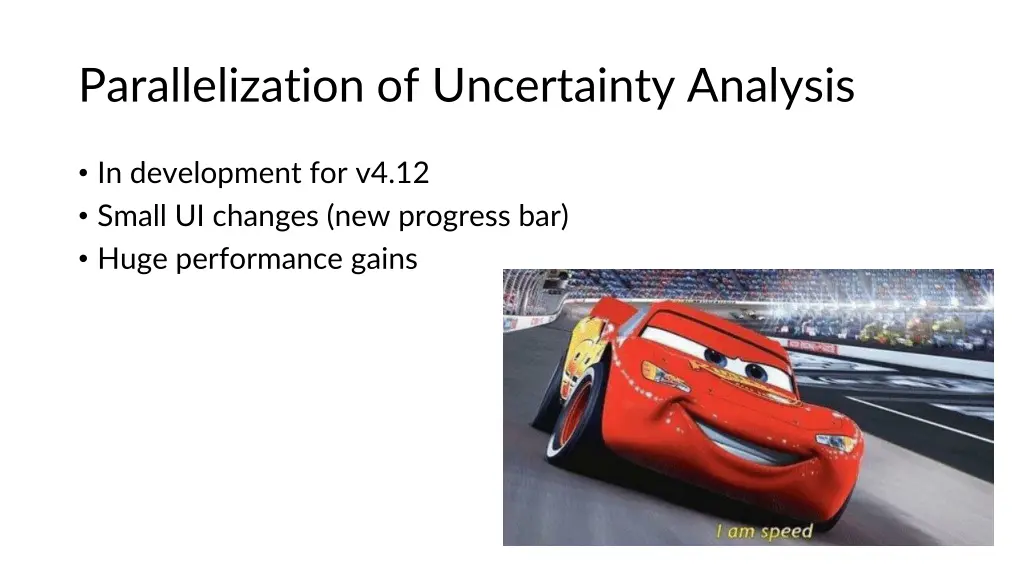 parallelization of uncertainty analysis