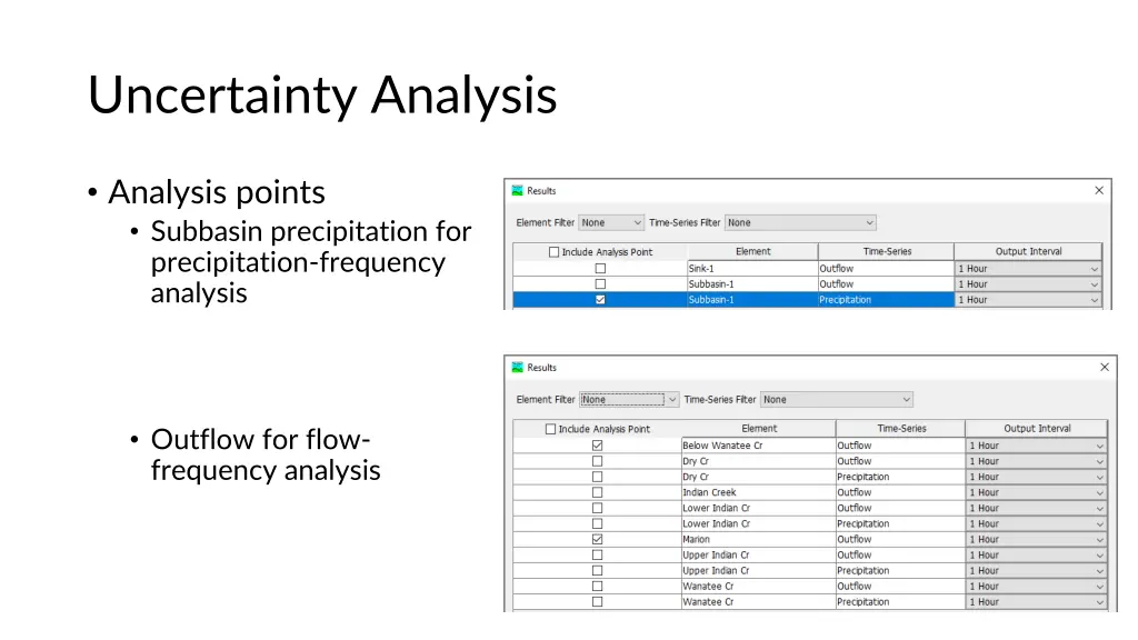 uncertainty analysis 1