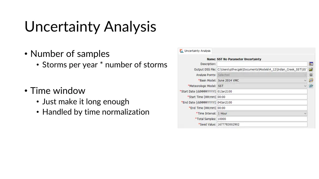 uncertainty analysis