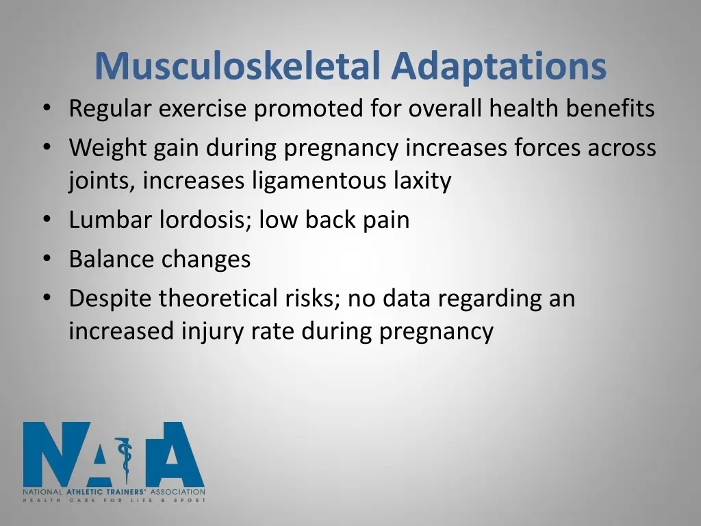 musculoskeletal adaptations regular exercise