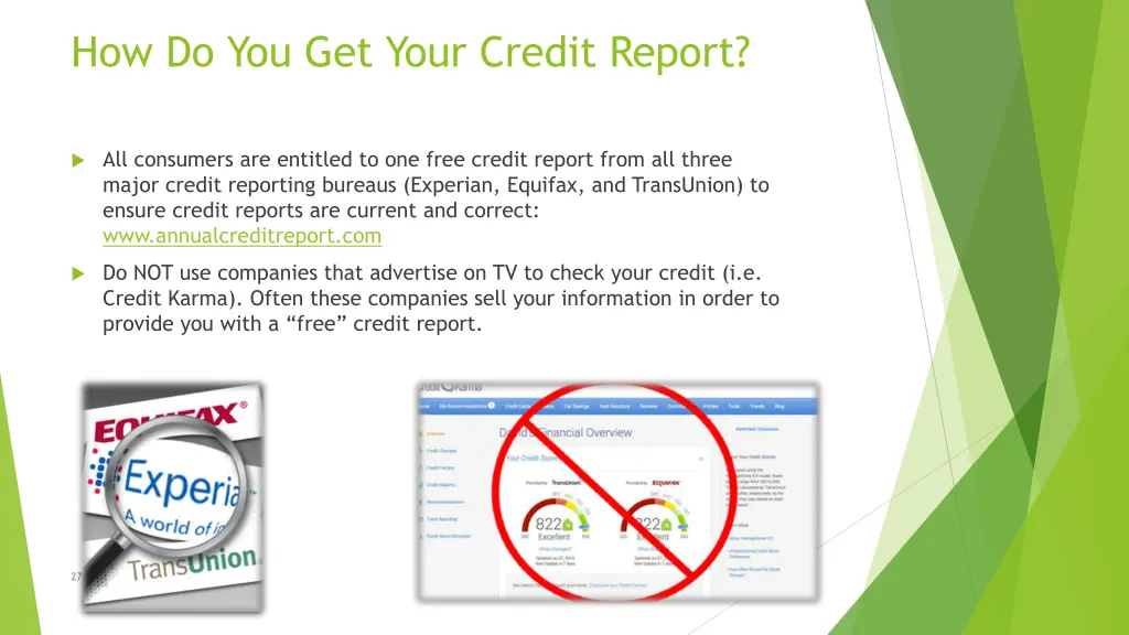 how do you get your credit report