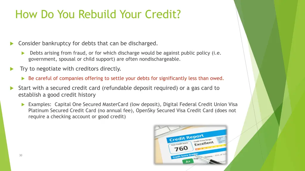 how do you rebuild your credit