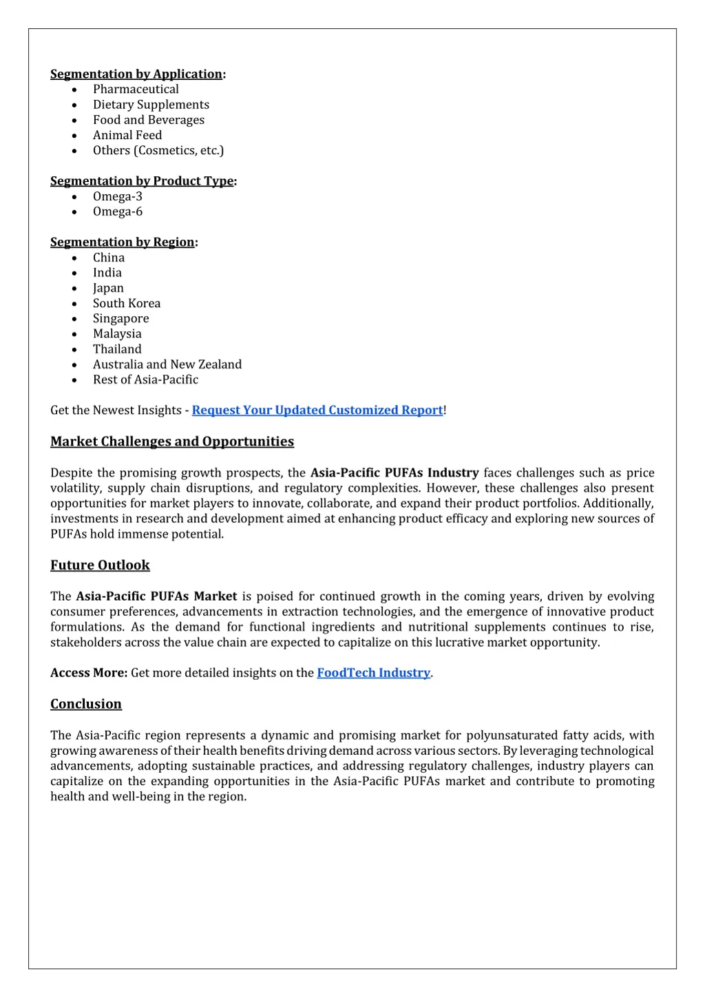 segmentation by application pharmaceutical