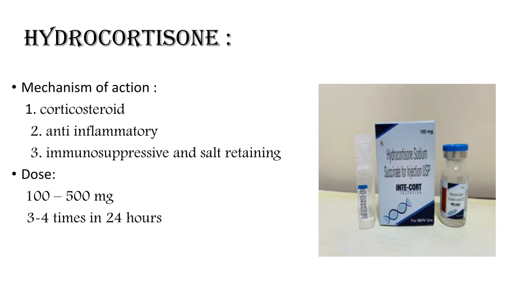 hydrocortisone