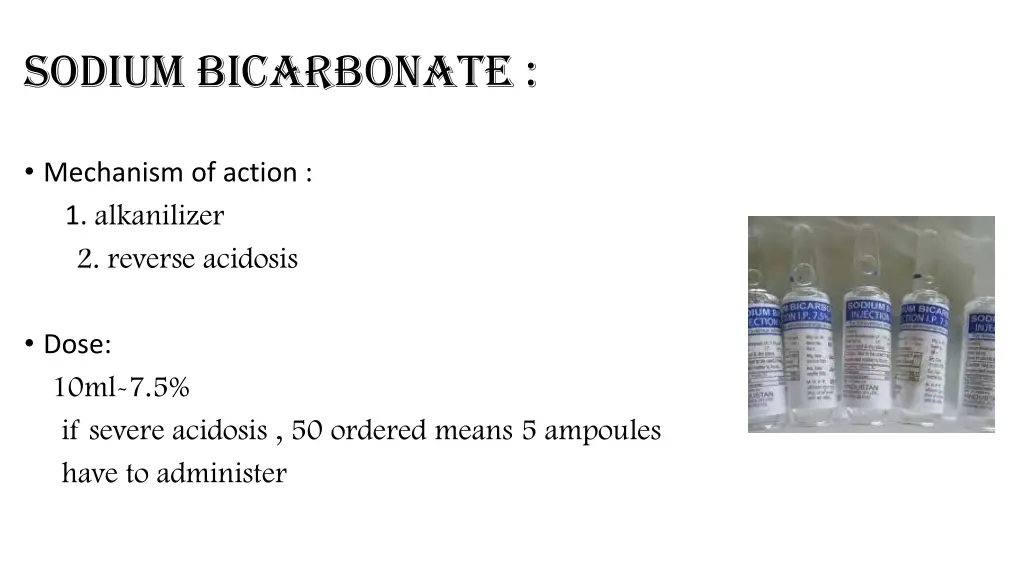 sodium bicarbonate