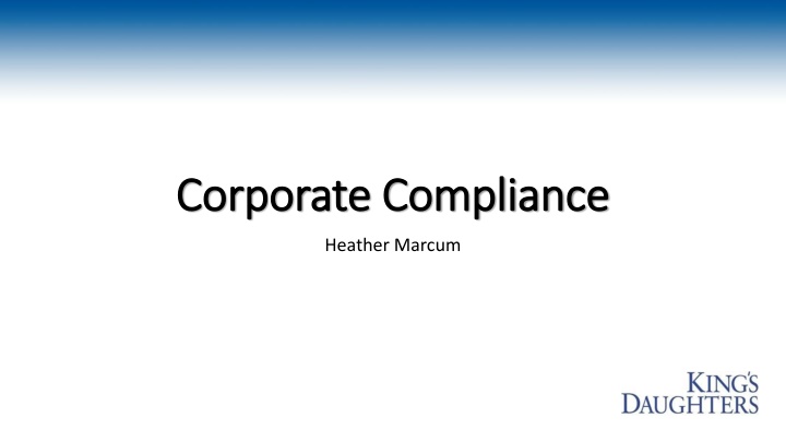 corporate compliance corporate compliance