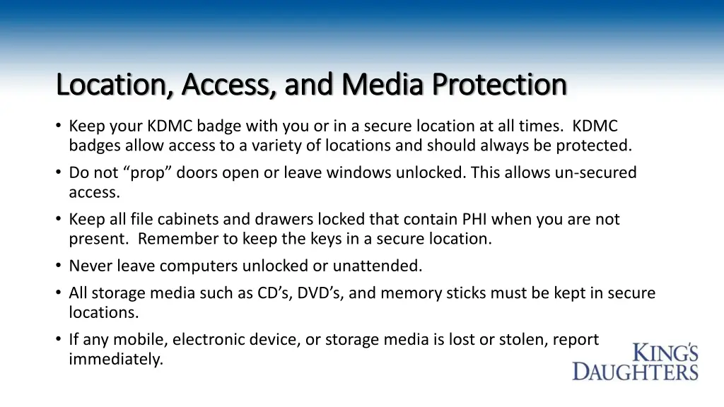location access and media protection location