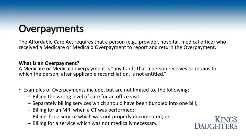 overpayments overpayments