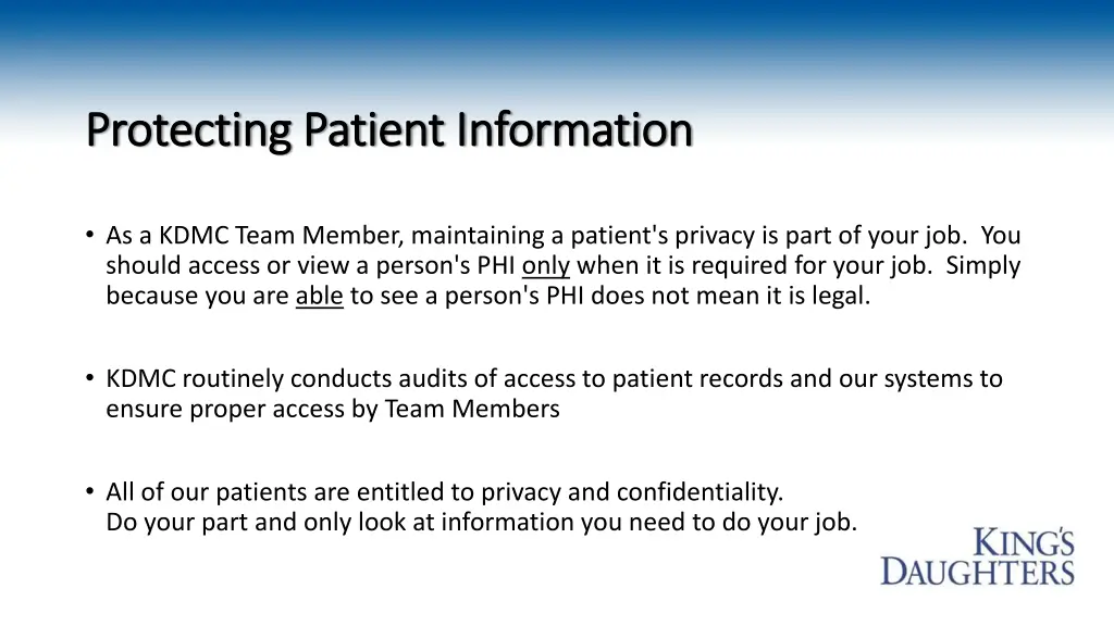 protecting patient information protecting patient