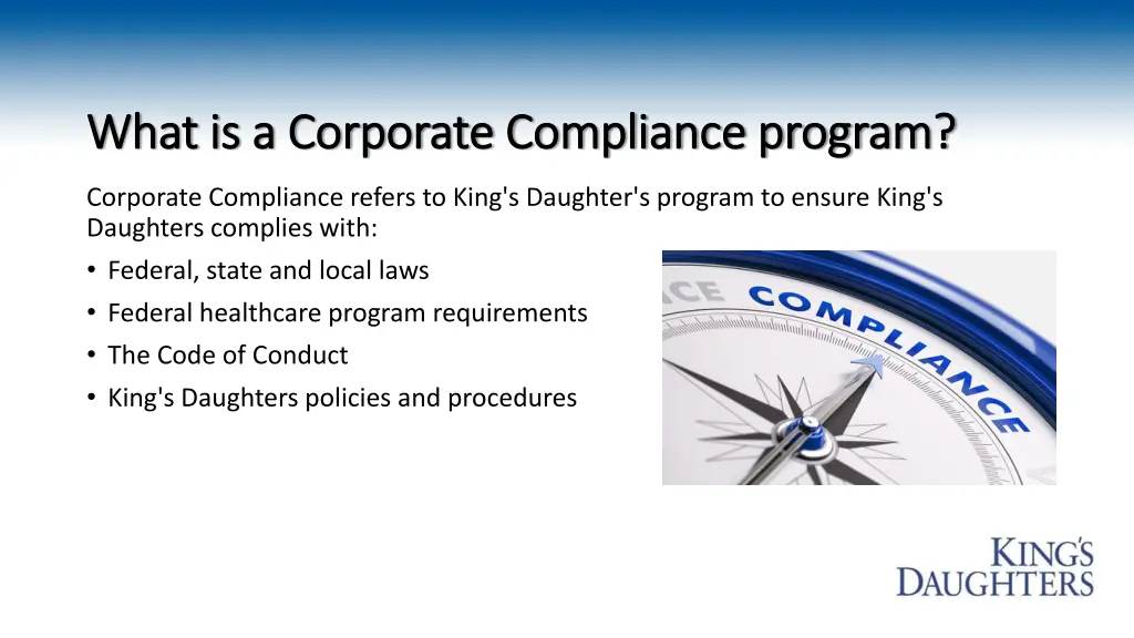 what is a corporate compliance program what