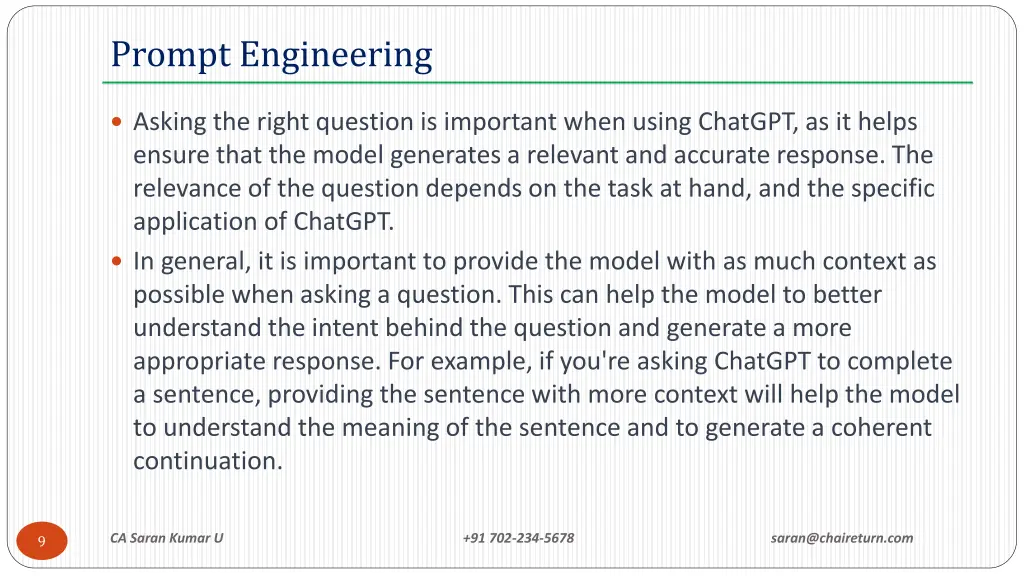 prompt engineering