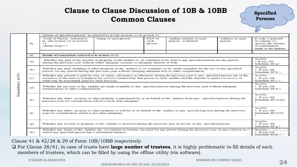 clause to clause discussion of 10b 10bb 5