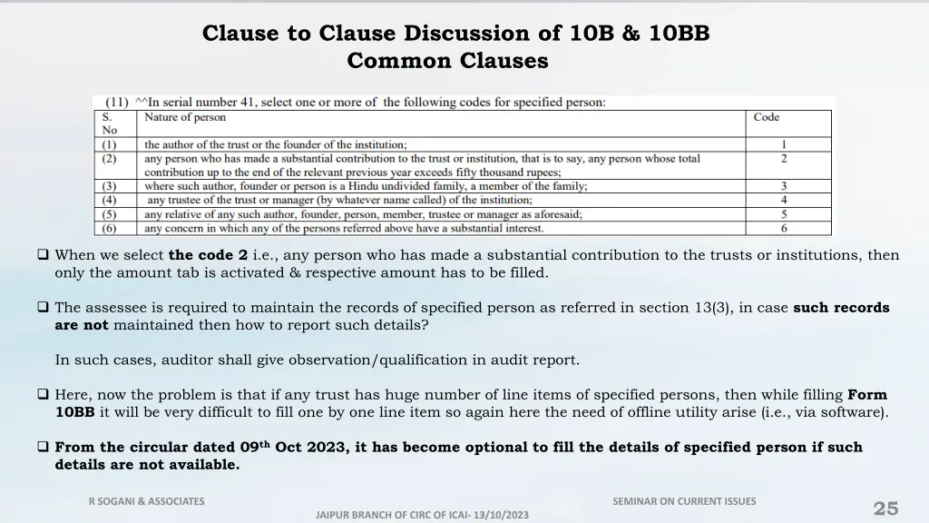 clause to clause discussion of 10b 10bb 6