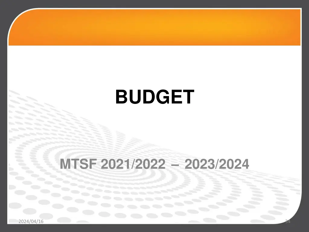 budget