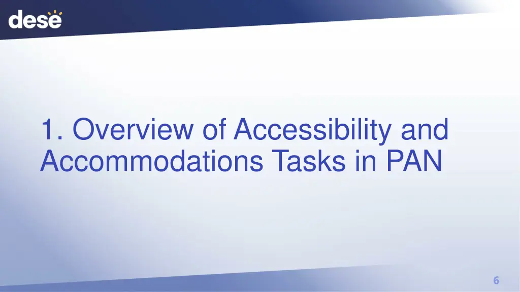 1 overview of accessibility and accommodations