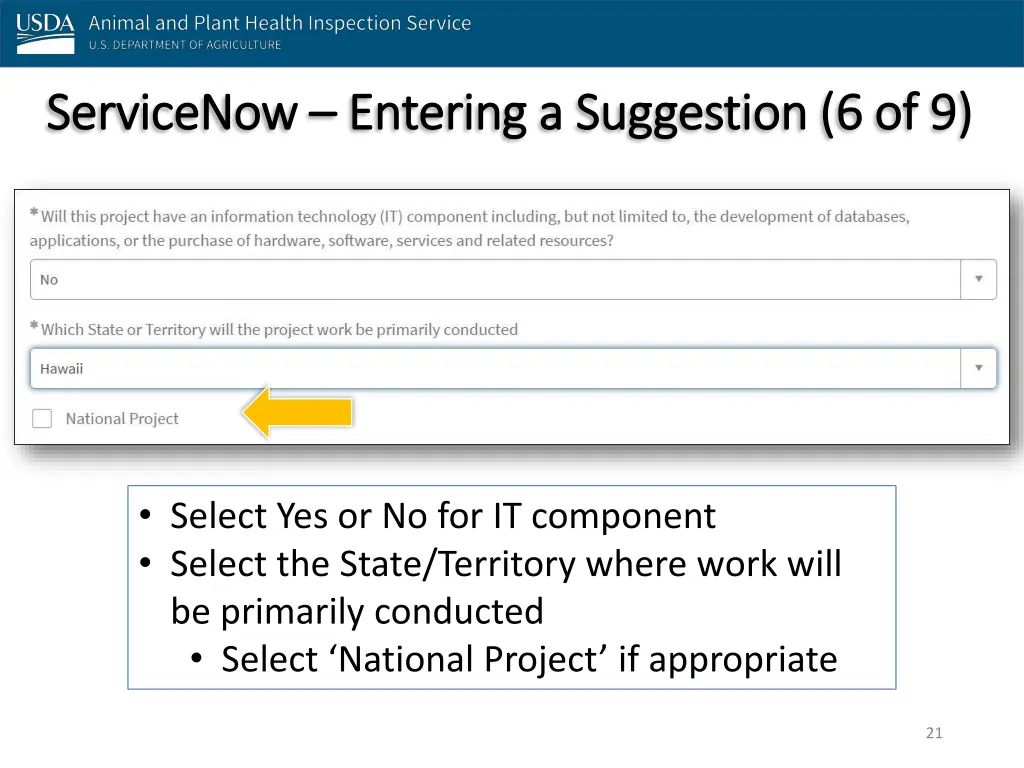 servicenow servicenow entering a suggestion 5