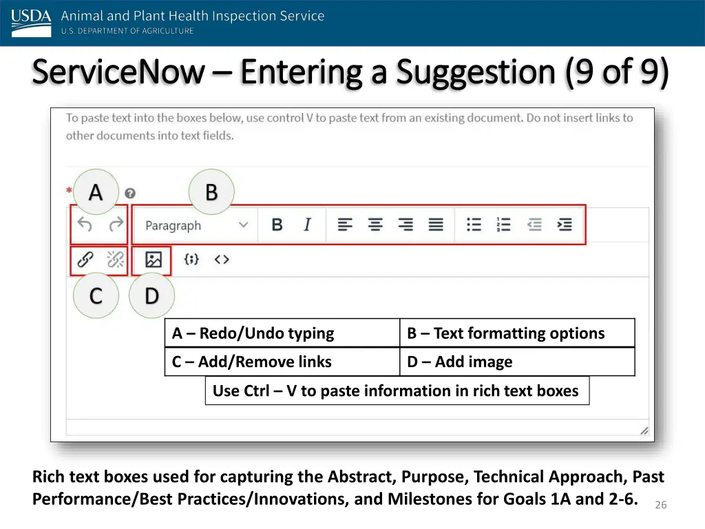 servicenow servicenow entering a suggestion 8
