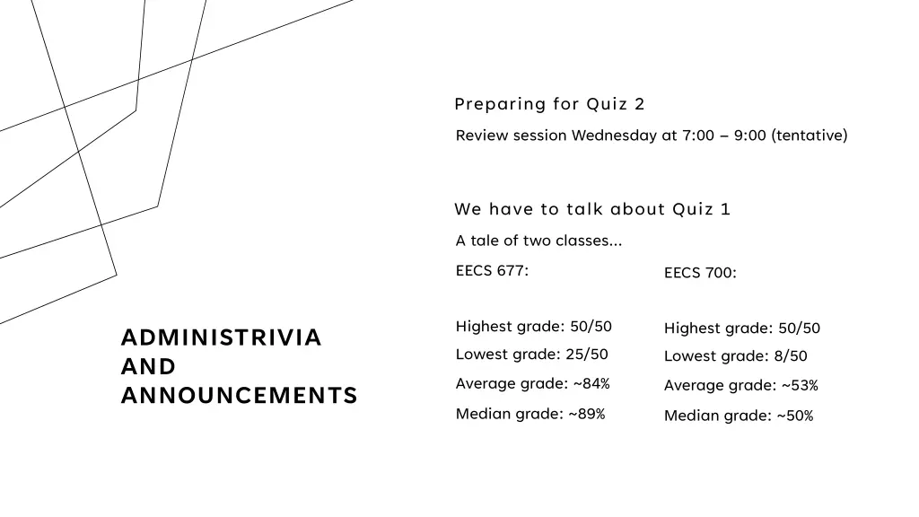 preparing for quiz 2